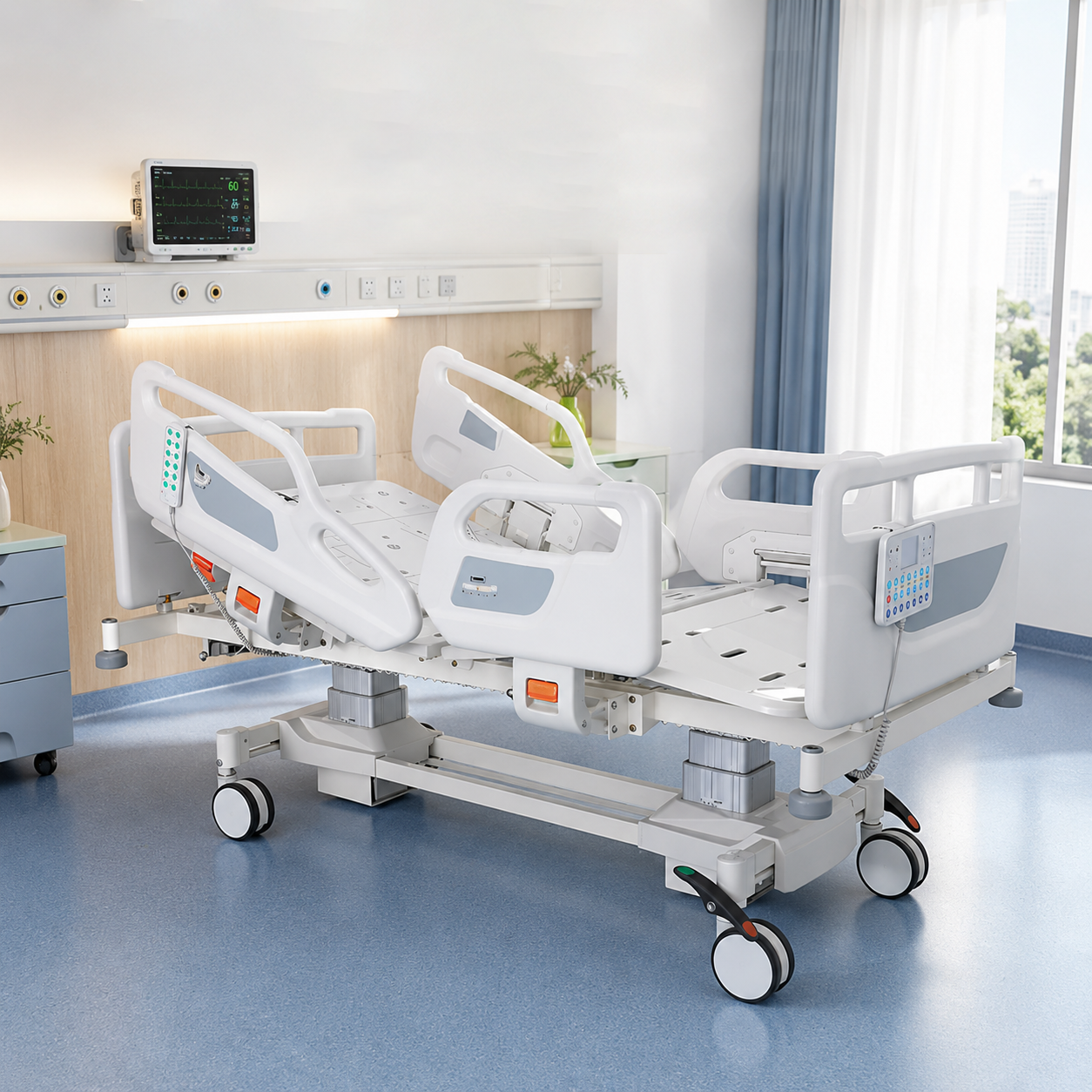 Cama de hospital eléctrica