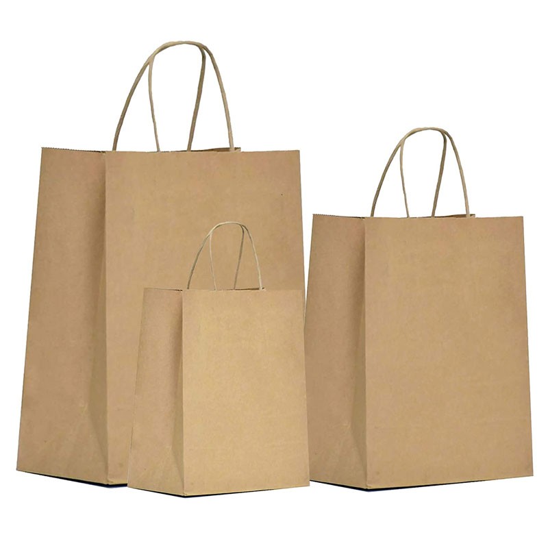 Custom Brown Kraft Paper Bags With Twisted Paper Handles Manufacturers, Custom Brown Kraft Paper Bags With Twisted Paper Handles Factory, Supply Custom Brown Kraft Paper Bags With Twisted Paper Handles