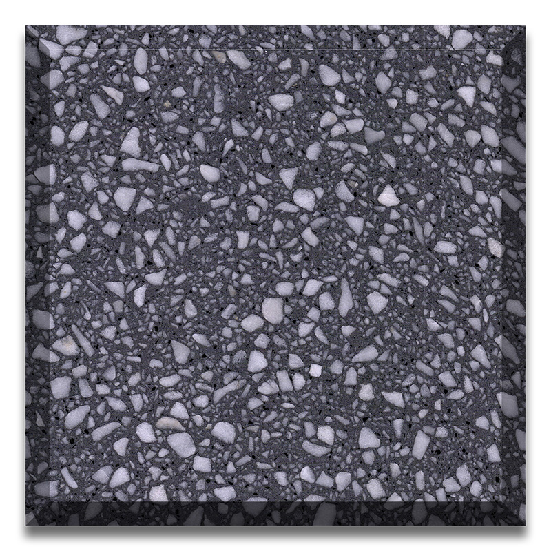 Pietra artificiale Terrazzo grigio Lastre per pavimenti rivestimenti per pareti