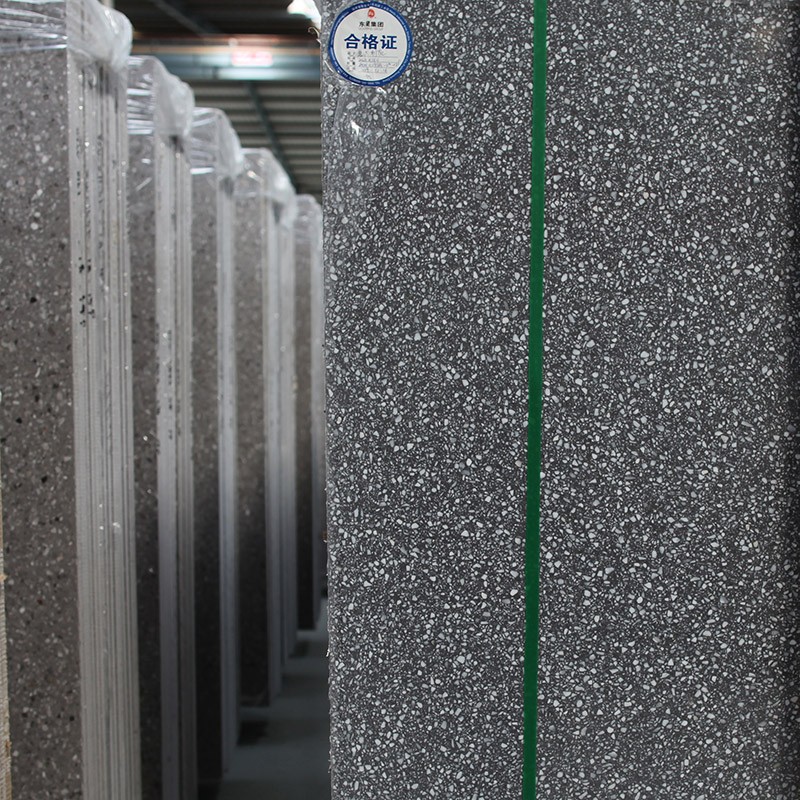 Supply grey color terrazzo slabs 2cm