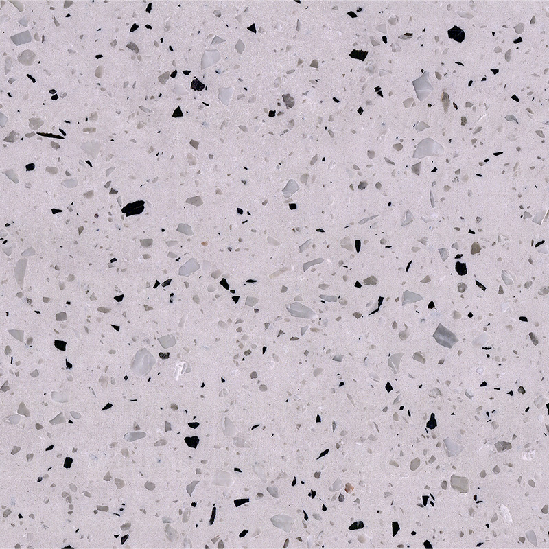 Aden Beige color inorganic cementitions terrazzo stone polished slabs