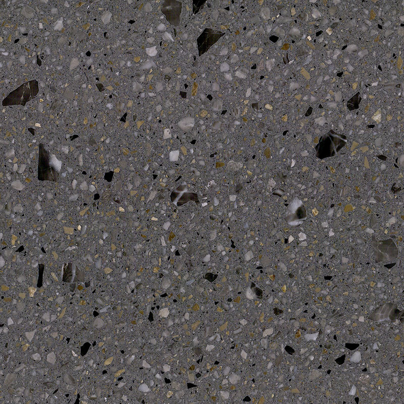 Atlantic Grey color Precast Terrazzo slabs and tiles