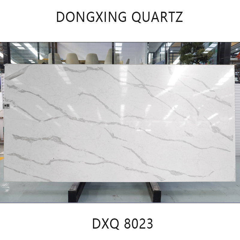 Calacatta white modern aesthetics quartz slab