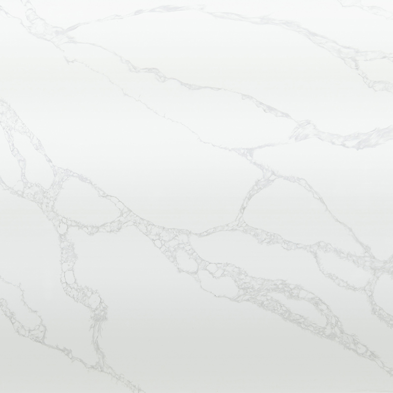 Pierre de quartz en marbre artificiel blanc Calacatta