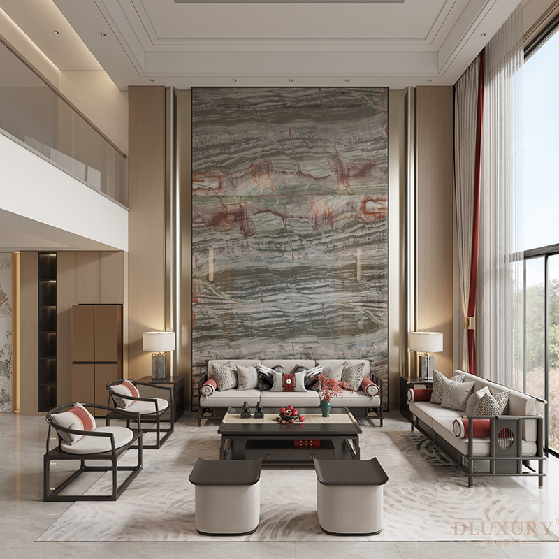 Vatican Italian luxury living room marble stone