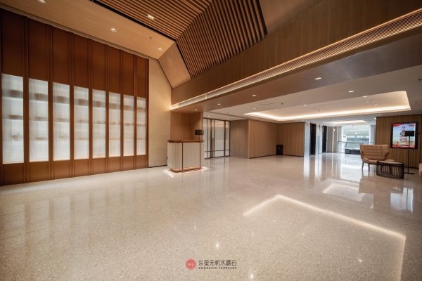 Terrazzo floor texture