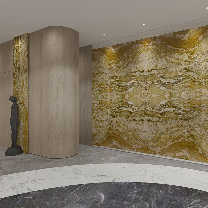 Fusion Road luxury natural wall marble stone design