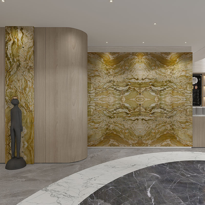 Fusion Road luxury natural wall marble stone design