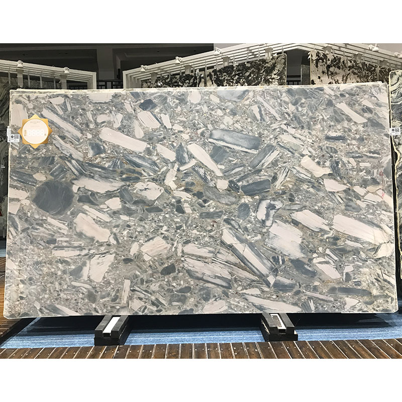 Dior Blue bathroom design marble basic stone