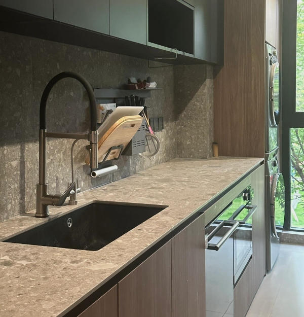 terrazzo stone benchtop