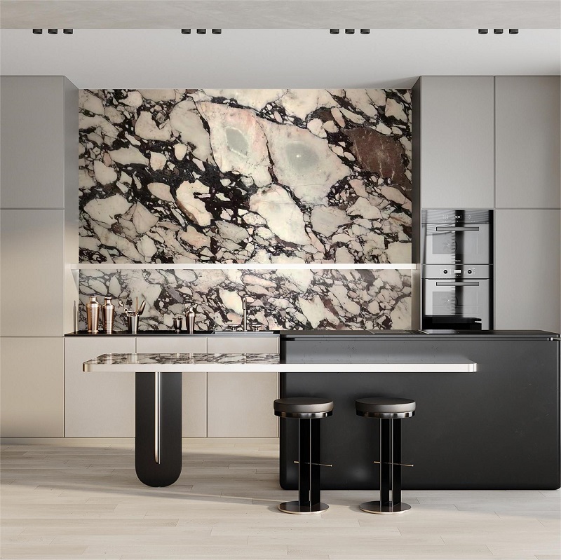 Calacatta viola wall stone countertops marble slab