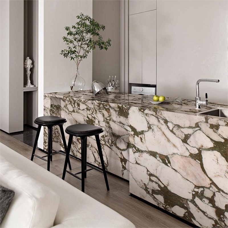 Calacatta viola wall stone countertops marble slab