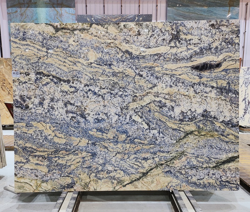 Polished natural blue texture wall marble stone slabs