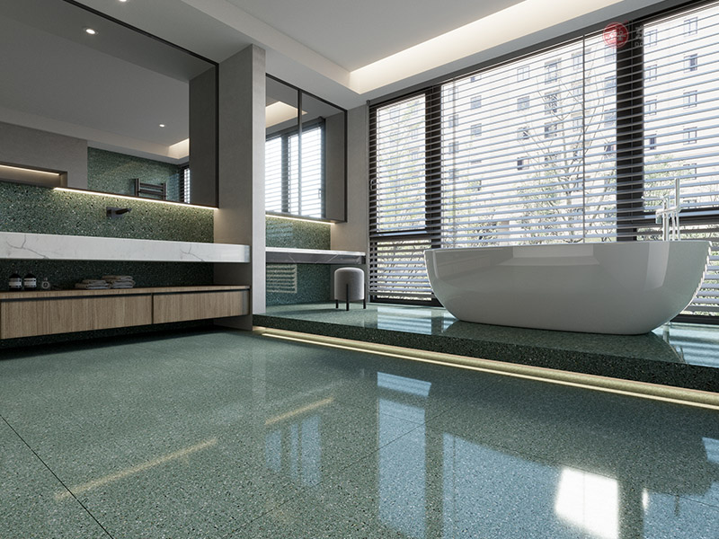 bathroom terrazzo