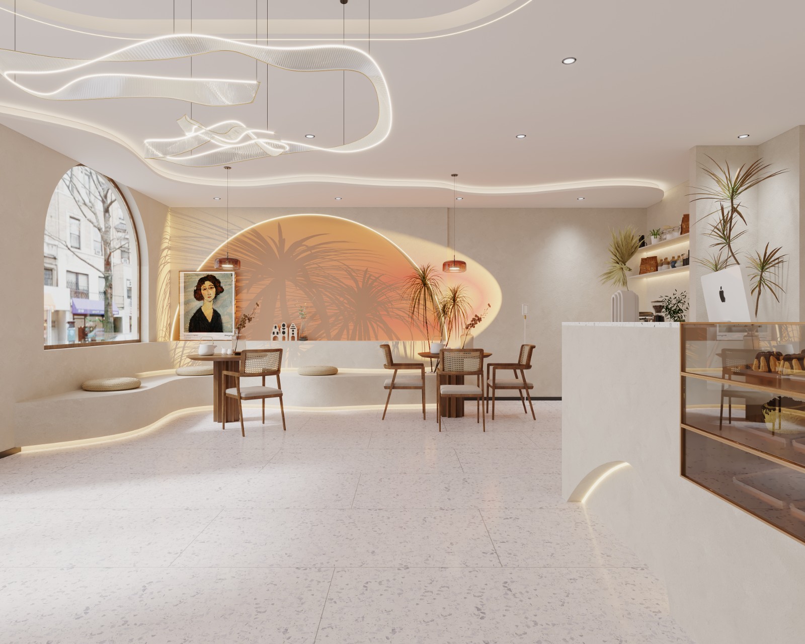 polished terrazzo