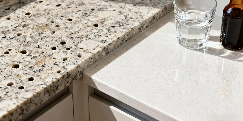 quartz countertop slab