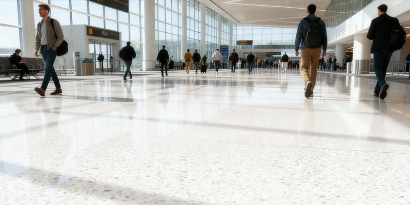 Terrazzo floor Installation