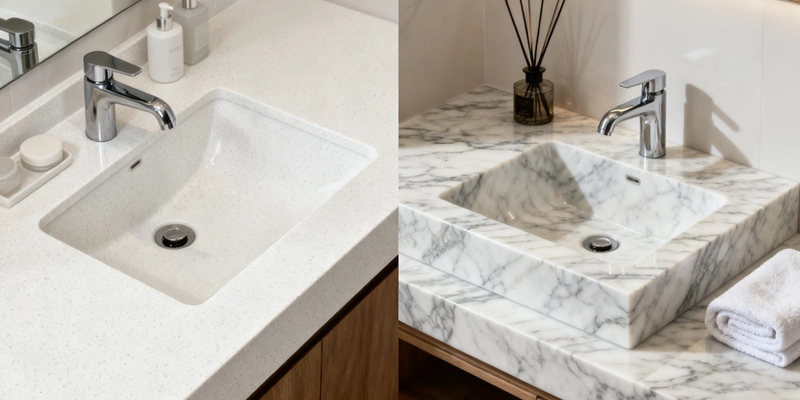 quartz vs marble