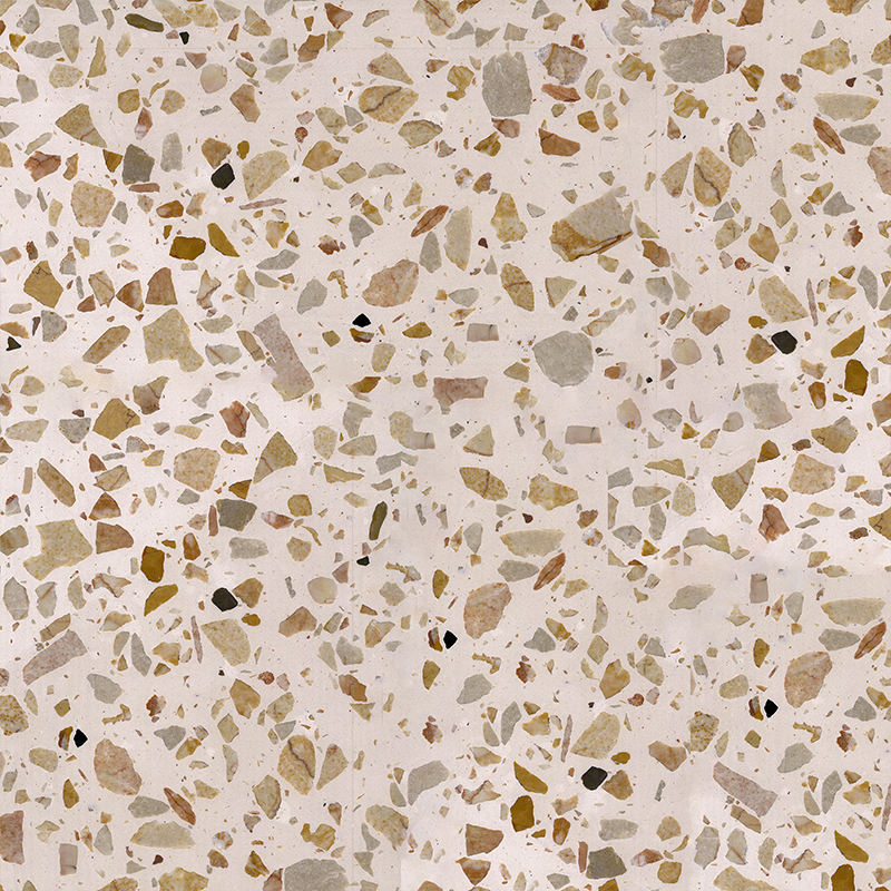 Kuwait White Terrazzo Precast Slabs for Stylish Terrazzo Flooring and Walls