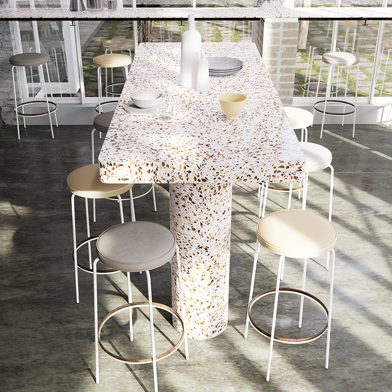 Gloden childhood terrazzo design tile floor