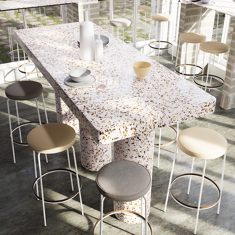 Gloden childhood terrazzo design tile floor