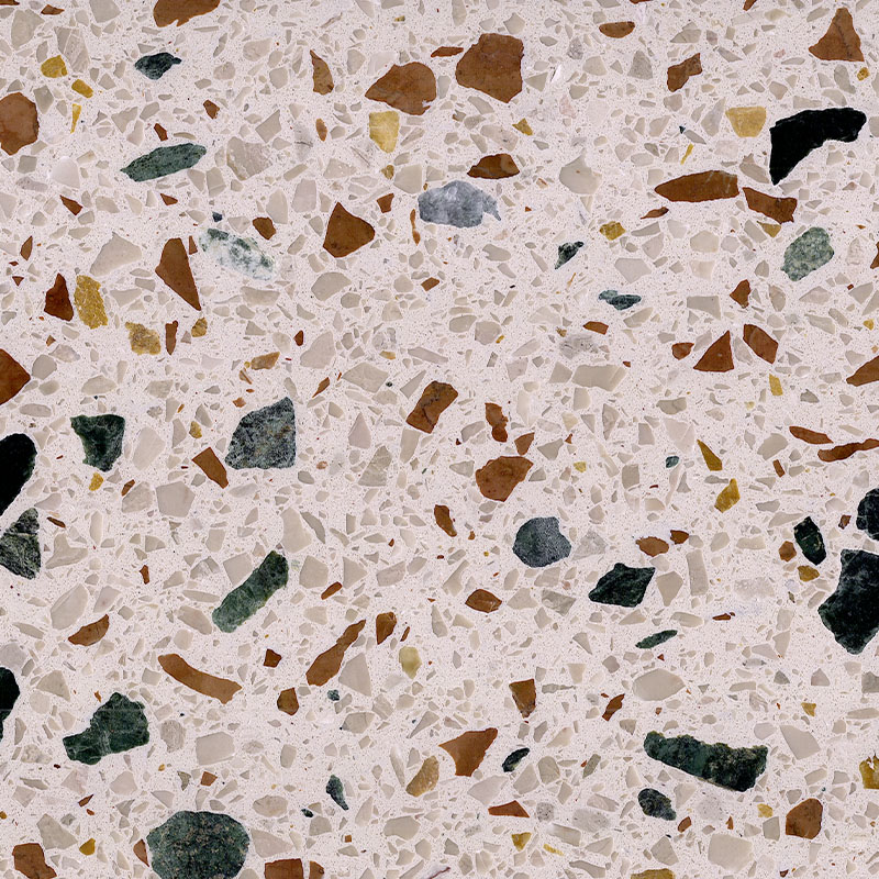 Spring Harvest Terrazzo Slab for Terrazzo Flooring Design