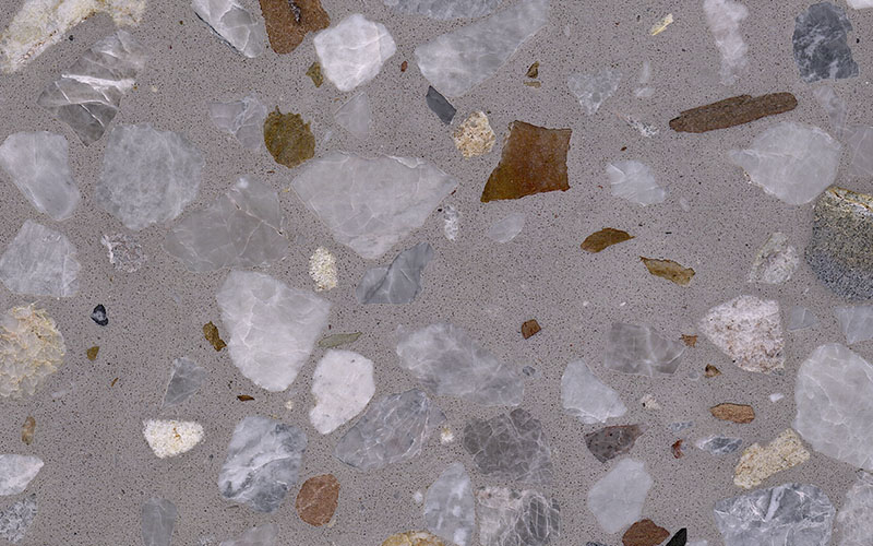 grey terrazzo