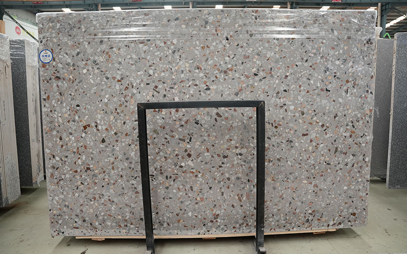 grey terrazzo