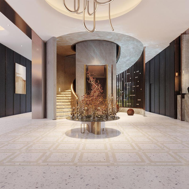 Colorful Stone Terrazzo Slab for Flooring and Tile Design