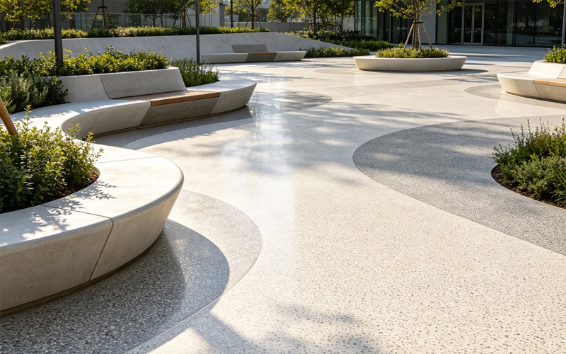 eco-friendly terrazzo