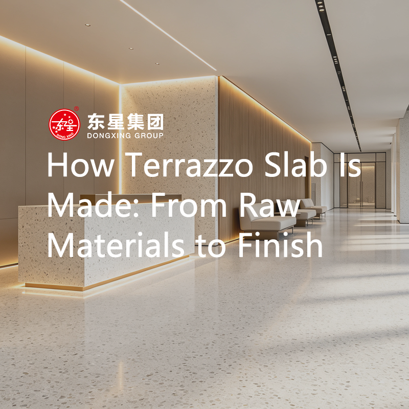 How Terrazzo Slab Is Made: From Raw Materials to Finish