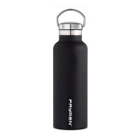 Personalized Black Stainless Steel Water Bottles