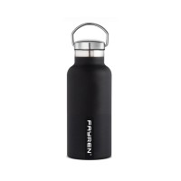 Personalized Black Stainless Steel Water Bottles