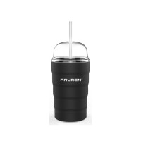 Custom Double Walled Tumbler With Straw