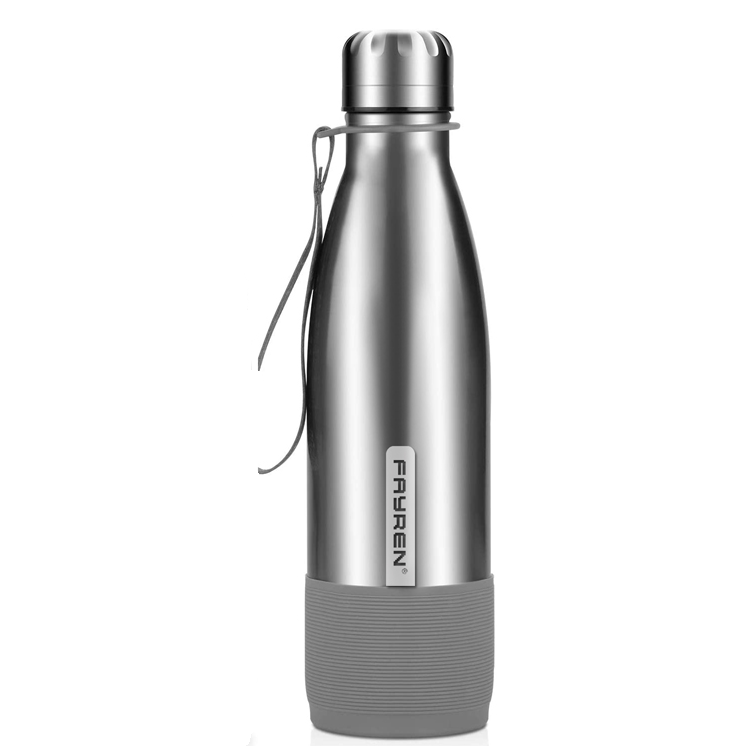 Piccole bottiglie d'acqua riutilizzabili a prova di perdite da 24 ore con corda