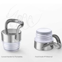 Thermos per boccette sottovuoto in acciaio inossidabile con manico