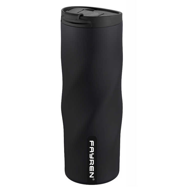 Black Coffee Cup Mug Stainless Steel