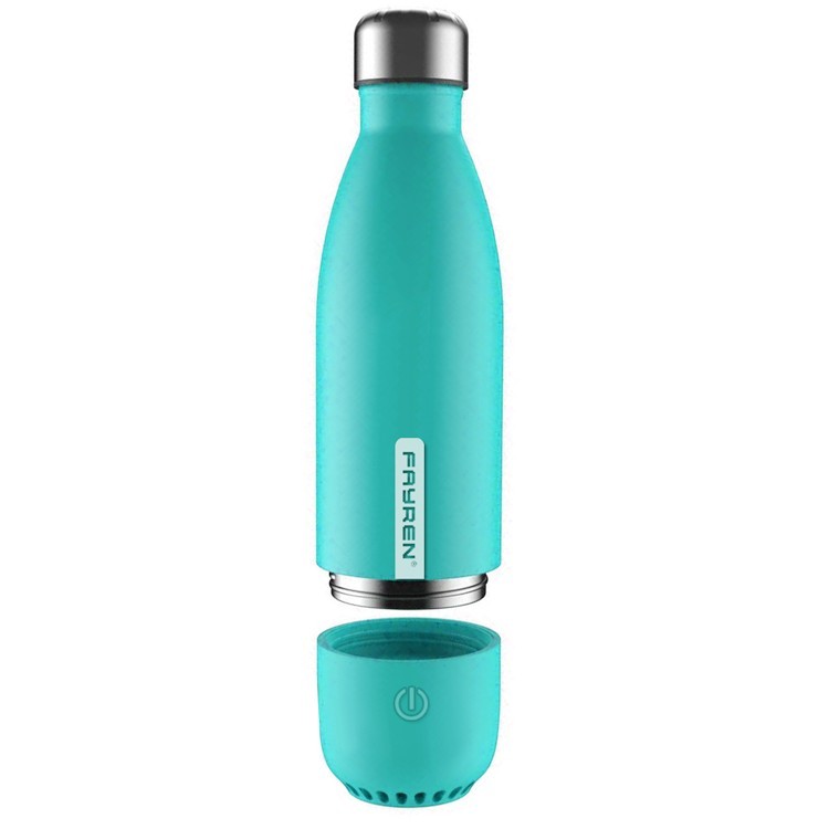 Bottiglia d'acqua ecologica con altoparlante Bluetooth