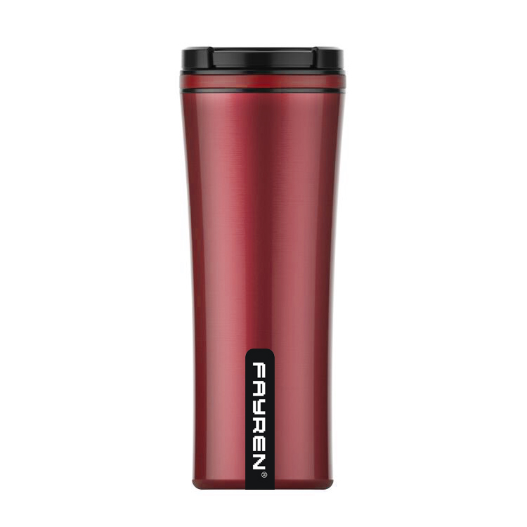 Tazze da viaggio Bicchieri da caffè in acciaio inossidabile con coperchio