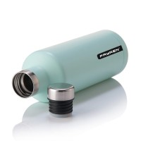 Botella de agua de calidad alimentaria con logotipo personalizado con asa