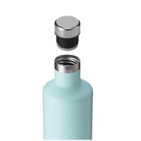 Botella de agua de calidad alimentaria con logotipo personalizado con asa