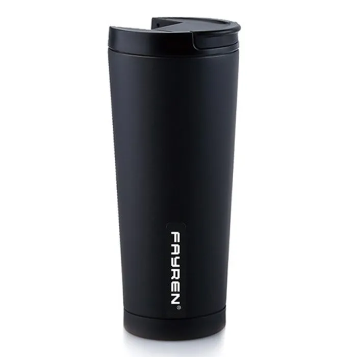 Taza de café y té de viaje al vacío de acero inoxidable de doble pared