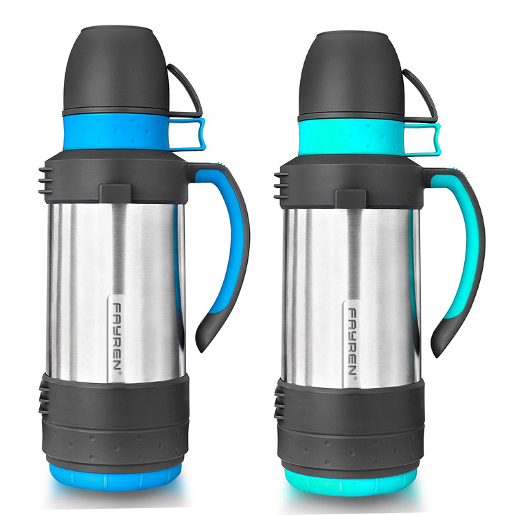 Borraccia termica in acciaio inossidabile con boccetta termica