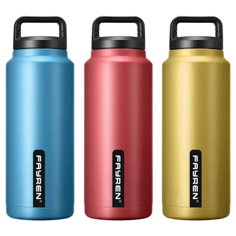Capacity Large 36oz Stainless Steel Thermo Water Bottle