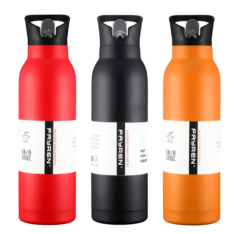 Botella de agua caliente de acero sin Bpa