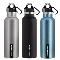 Borraccia infrangibile per sport all'aria aperta con moschettone