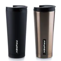 Taza de café y té de viaje al vacío de acero inoxidable de doble pared