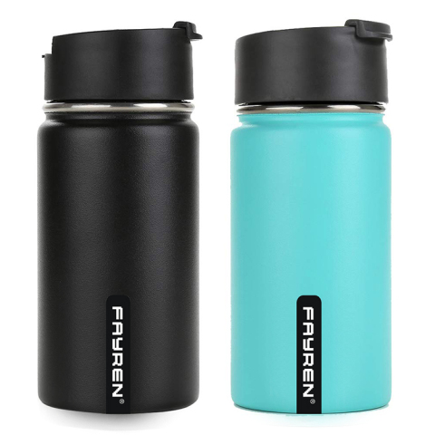 Beba una botella de agua deportiva sin Bpa con mango de escombros