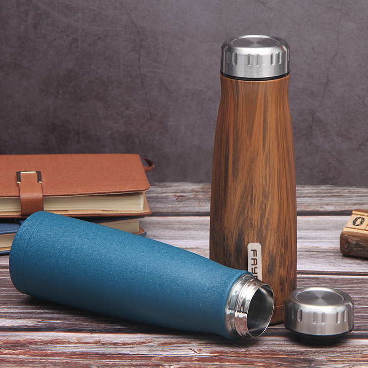 Bouteille thermos sous vide en acier inoxydable