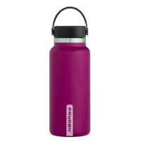 Thermos vacuum stainless steel drink water bottle with rubber handle